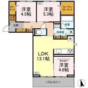 サニーコートの間取り画像