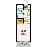 ルミエール西府 Aの間取り画像