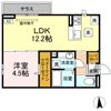 GRAND D-ROOM高宮北Wの間取り画像