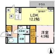 GRAND D-ROOM高宮北Eの間取り画像