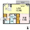 GRAND D-ROOM高宮北Eの間取り画像
