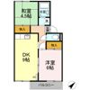 プレジールsukenobu B棟の間取り画像