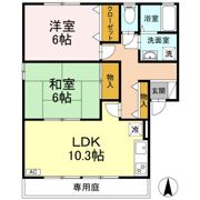 ラポール宮内 B棟の間取り画像