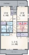シャンフレーズの間取り画像