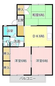 シャンボール泉Ⅱの間取り画像