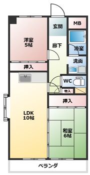 ドミール藤治の間取り画像