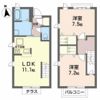 COZY HILLS Aの間取り画像