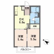 ベルハイム Bの間取り画像