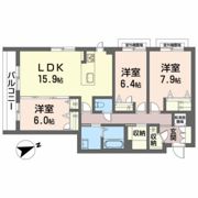 メゾンマスト一関の間取り画像