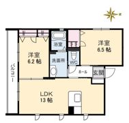 メゾーネ A棟の間取り画像
