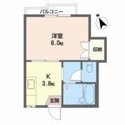 二幸コーポの間取り画像