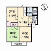 プレステージ B棟の間取り画像
