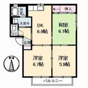 グリーンハウス平野 C棟の間取り画像