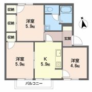 Aハイツ光井の間取り画像