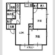エクセラン佐藤 E棟の間取り画像