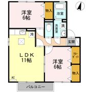 ルミエールムラカミ A棟の間取り画像