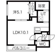 ecoa月寒東Aの間取り画像