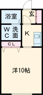ポプリ春日町Ⅱの間取り画像