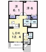 ジュネス中原 Ⅰの間取り画像