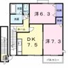 グリーンダイヤ村瀬 B棟の間取り画像