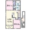 グラン ティーケー Ⅱの間取り画像