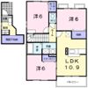 アヴニール秋葉Aの間取り画像
