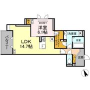 D's LIEN (ディ-ズリアン) Aの間取り画像
