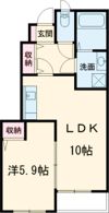 ヴェルジェⅡの間取り画像