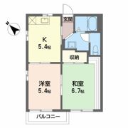 コーポケーアイ Aの間取り画像