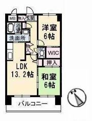 サンルーフパークマンションの間取り画像