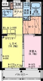 セブン・セブン都北の間取り画像