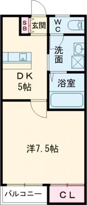 ディンプルハイツの間取り画像