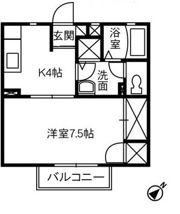 リビエール倉敷Cの間取り画像