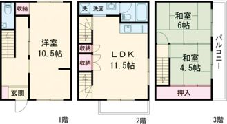 泉佐野駅近辺 戸建の間取り画像