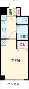 バッハレジデンスKOBE WEST B棟の間取り画像