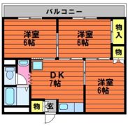 シティハイツアンド Bの間取り画像