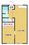 コーポ益三の間取り画像