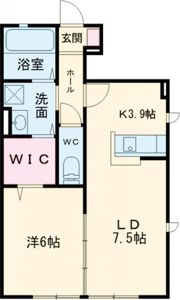 リバーコート白馬の間取り画像