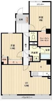 セレーノ大宮E棟の間取り画像