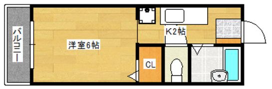 キャッスル21の間取り画像