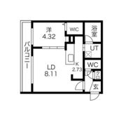 GRANDUKE八軒geneの間取り画像