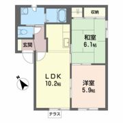 シャンボール Dの間取り画像