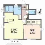 プロムナード鹿島Eの間取り画像