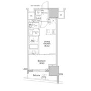 ザ・パークハビオ大森町の間取り画像