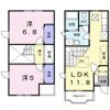 サンフラワー布袋西2000の間取り画像