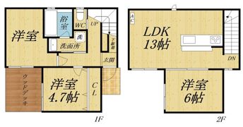 ダンデライオンBの間取り画像