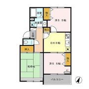 グリーンパークマルオカの間取り画像