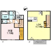 Residence Polar（ﾚｼﾞﾃﾞﾝｽ ﾎﾟﾗｰﾙ） Bの間取り画像