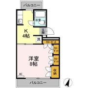 ハイツ伊世の間取り画像
