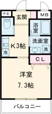 グラシア三川の間取り画像